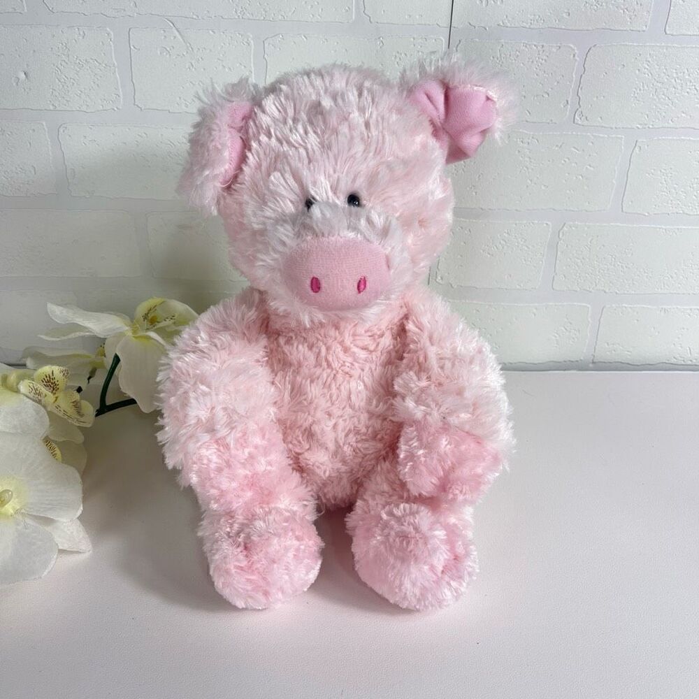 Aurora Pink Pig Plush 12"